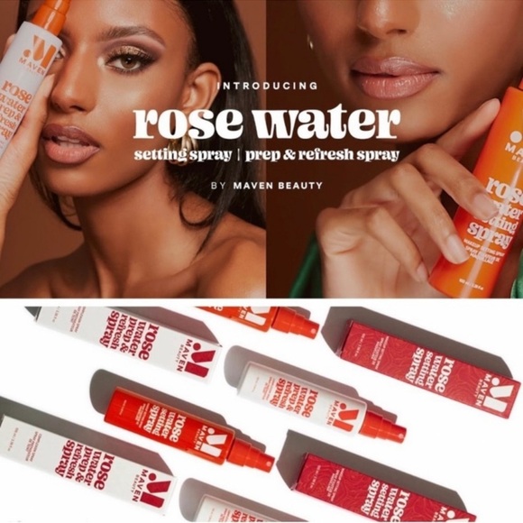 NIB 🔥 Maven Beauty Rose Water Setting Spray - Picture 2 of 8